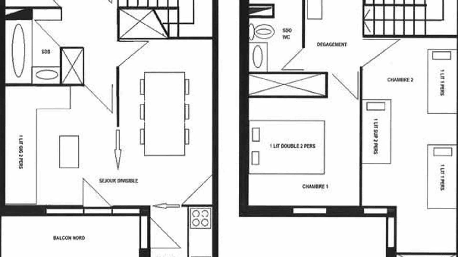 Duplex Renove 8 Pers. A 3 Min Des Pistes Avec Balcon Et Parking Gratuit - Fr-1-329-94 Apartment La Plagne-Tarentaise